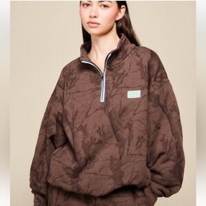 Dairy Boy Heritage Half-Zip in Lowcountry Camo